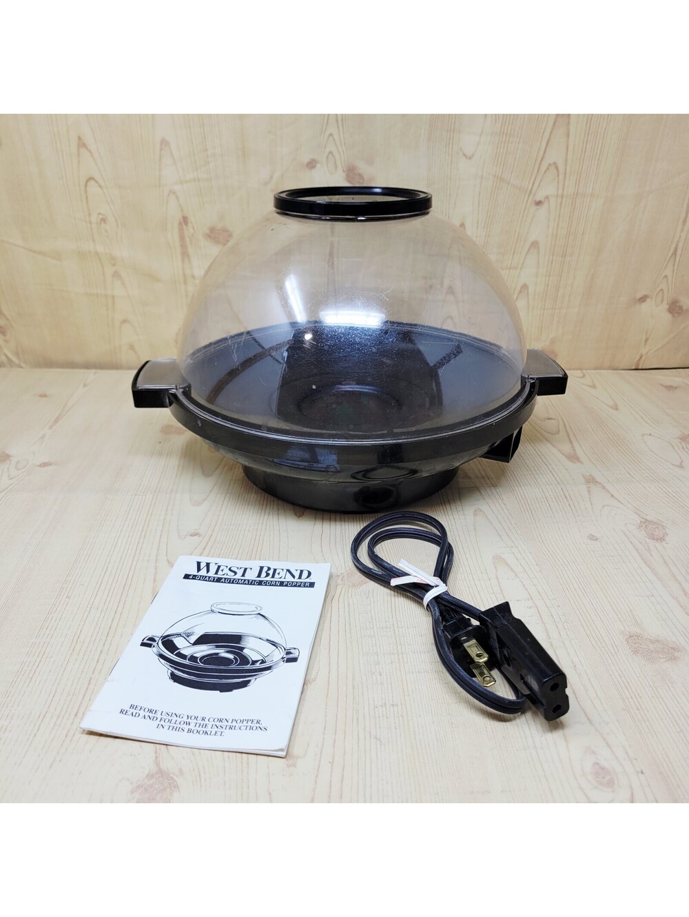 VTG West Bend Butter-Matic II Automatic Corn Popper 4 Quart